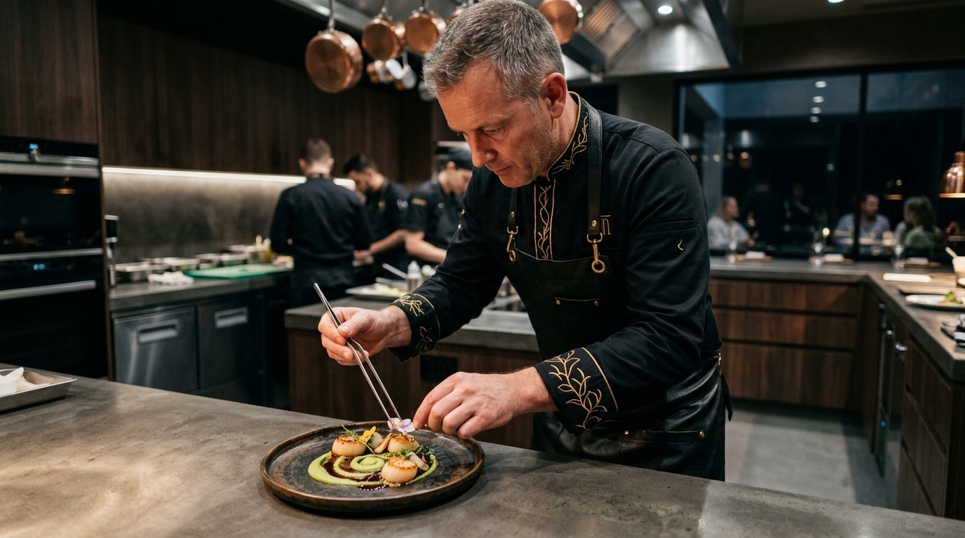Fine Dining Mutfak Ekibi ve Şef Kıyafeti Tasarımı